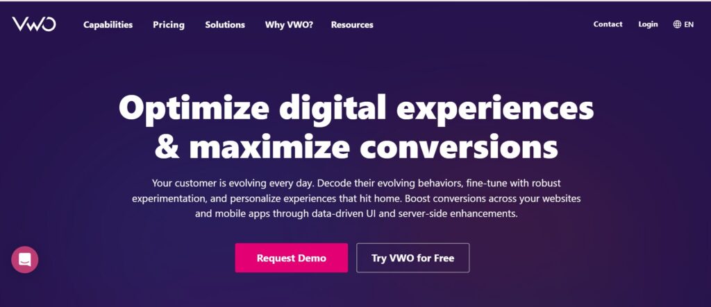VisualWebsiteOptimizer(VWO)